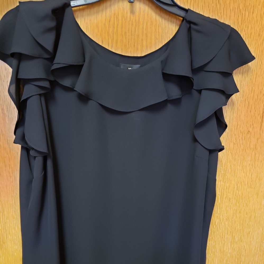 NWT Worthington Black Blouse Large